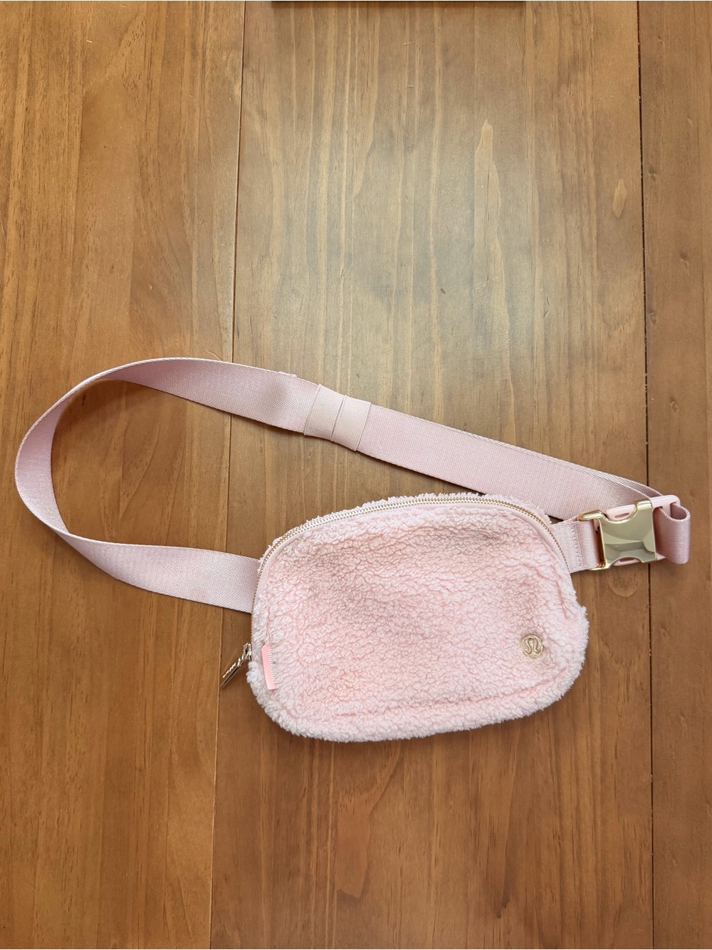 Lululemon Pink Sherpa Belt Bag
